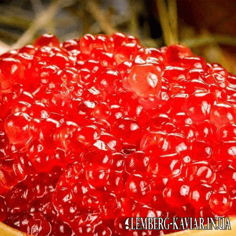 Красная икра нерки лососевая премиум сорта охлажденная без консервантов 500 гр